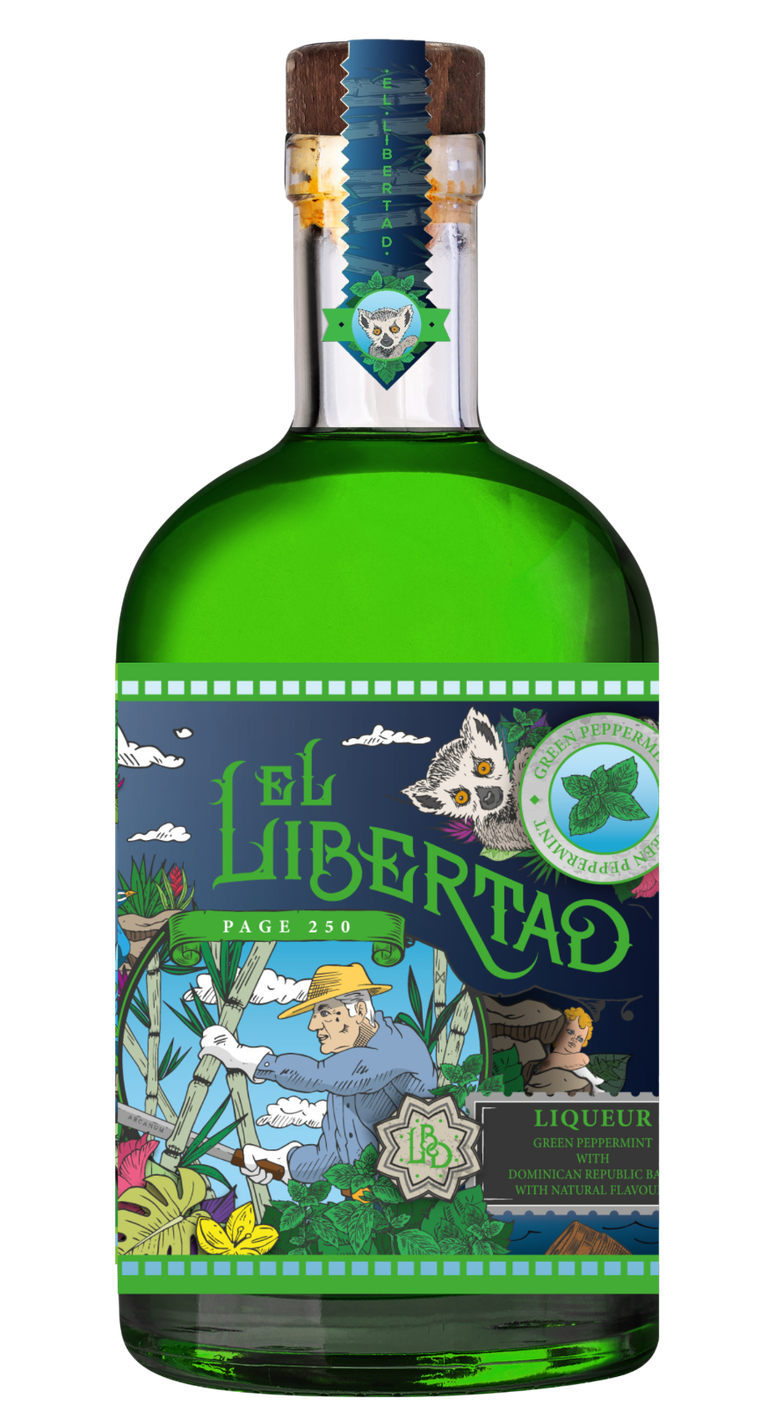el libertad, peppermint, green, rhum, rum, best, meilleur, acheter, rare, vert, bizzar, france, dominicain, pas cher, secret arts of spirits