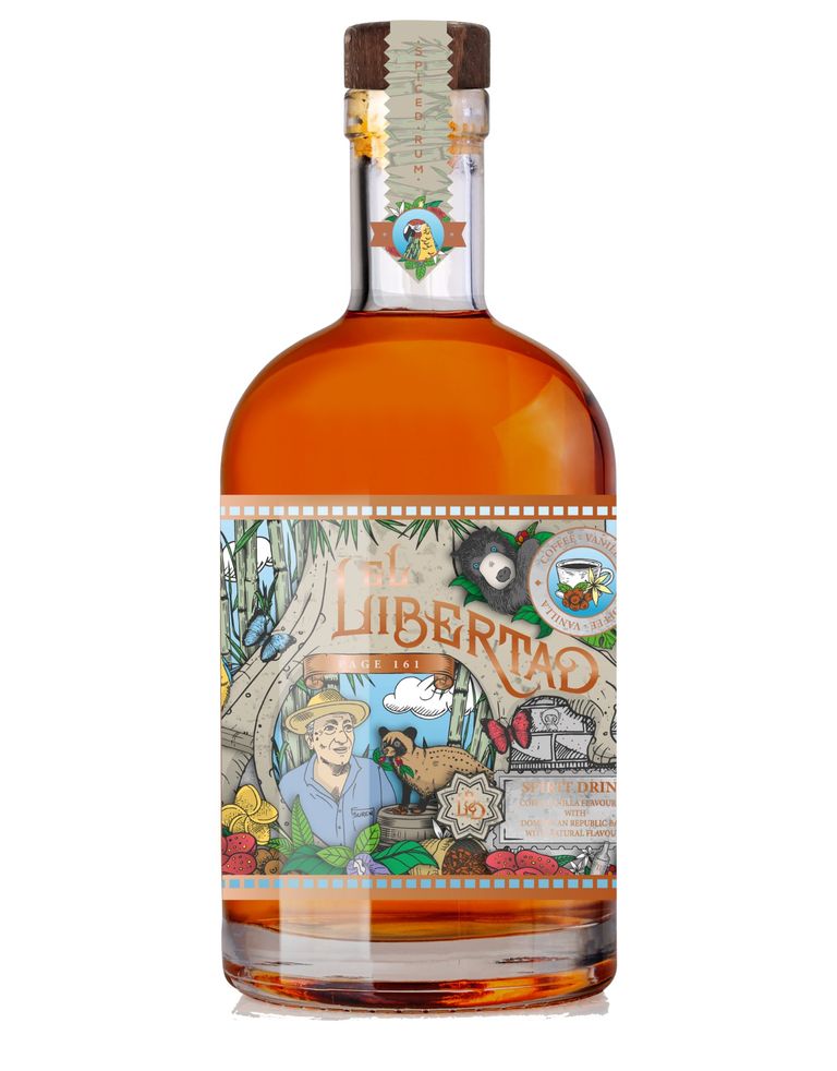 el libertad, peppermint, green, rhum, rum, best, meilleur, acheter, rare, vert, bizzar, france, dominicain, pas cher, secret arts of spirits, café, coffee, liqueur