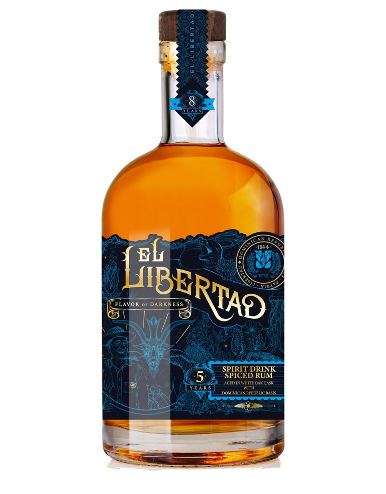 el libertad, peppermint, green, rhum, rum, best, meilleur, acheter, rare, vert, bizzar, france, dominicain, pas cher, secret arts of spirits, dark, oak, old, 5 years, 5 ans, belle, etiquette, darkness